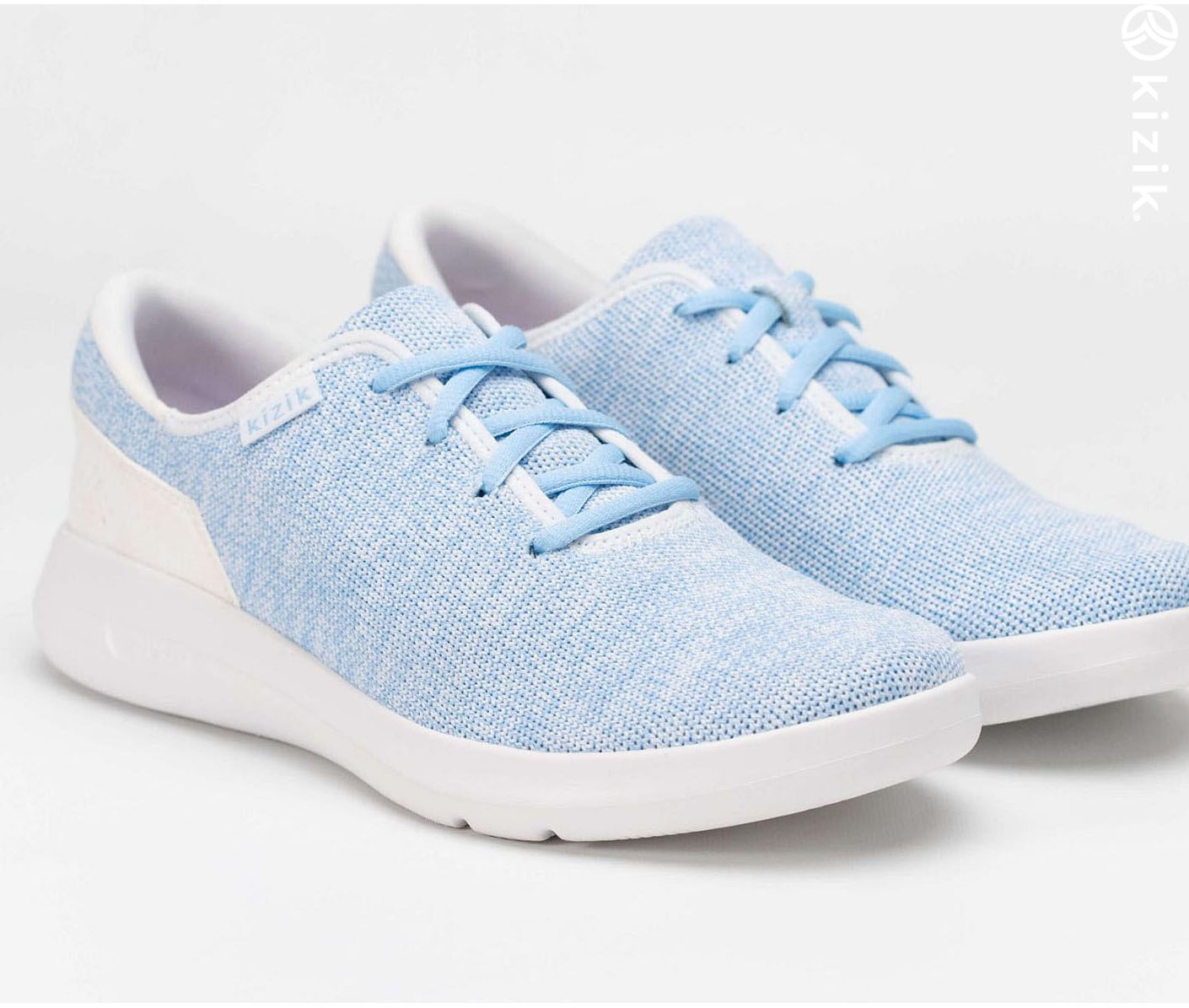 Kizik Madrid Eco Knit Skor Dam Blå | SE-F62