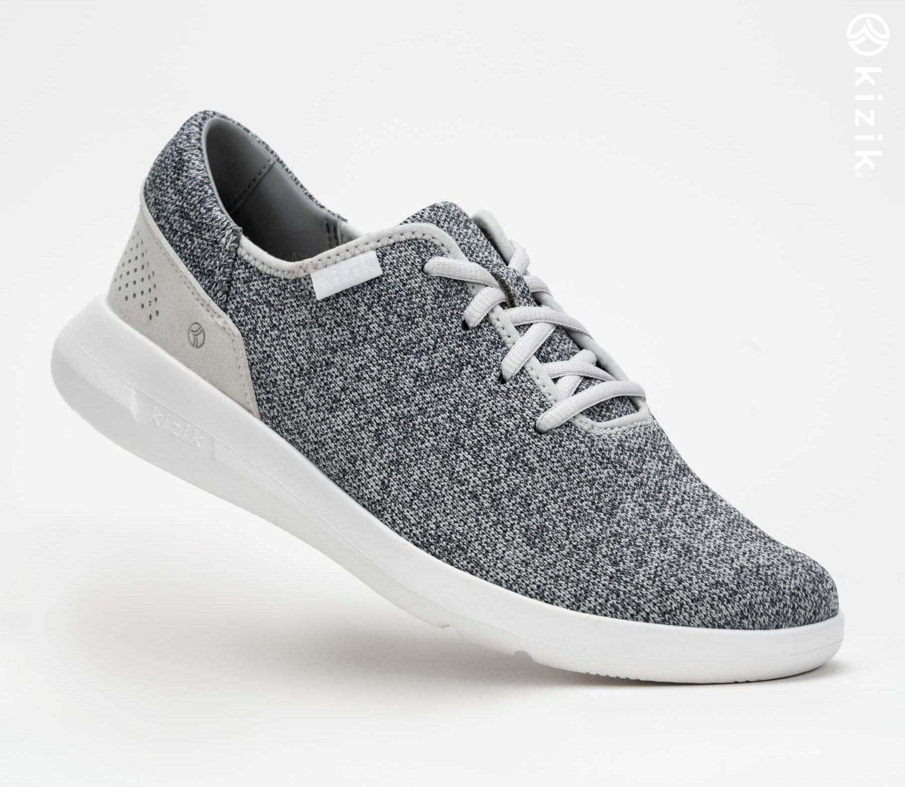 Kizik Madrid Eco Knit Skor Dam Grå | SE-G77