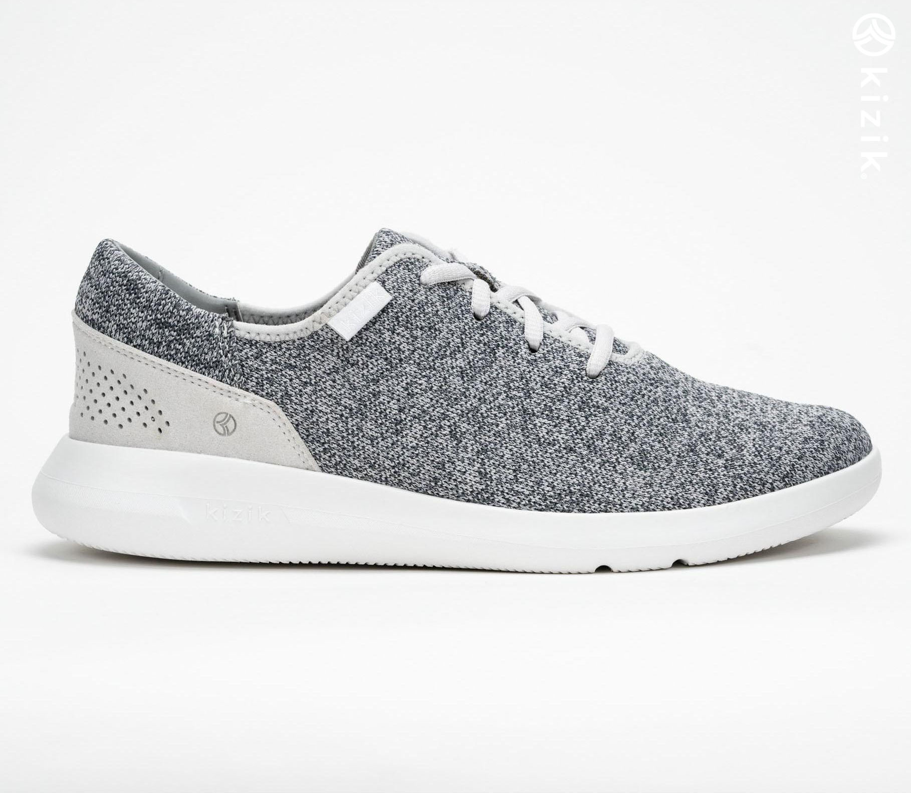 Kizik Madrid Eco Knit Skor Dam Grå | SE-G77
