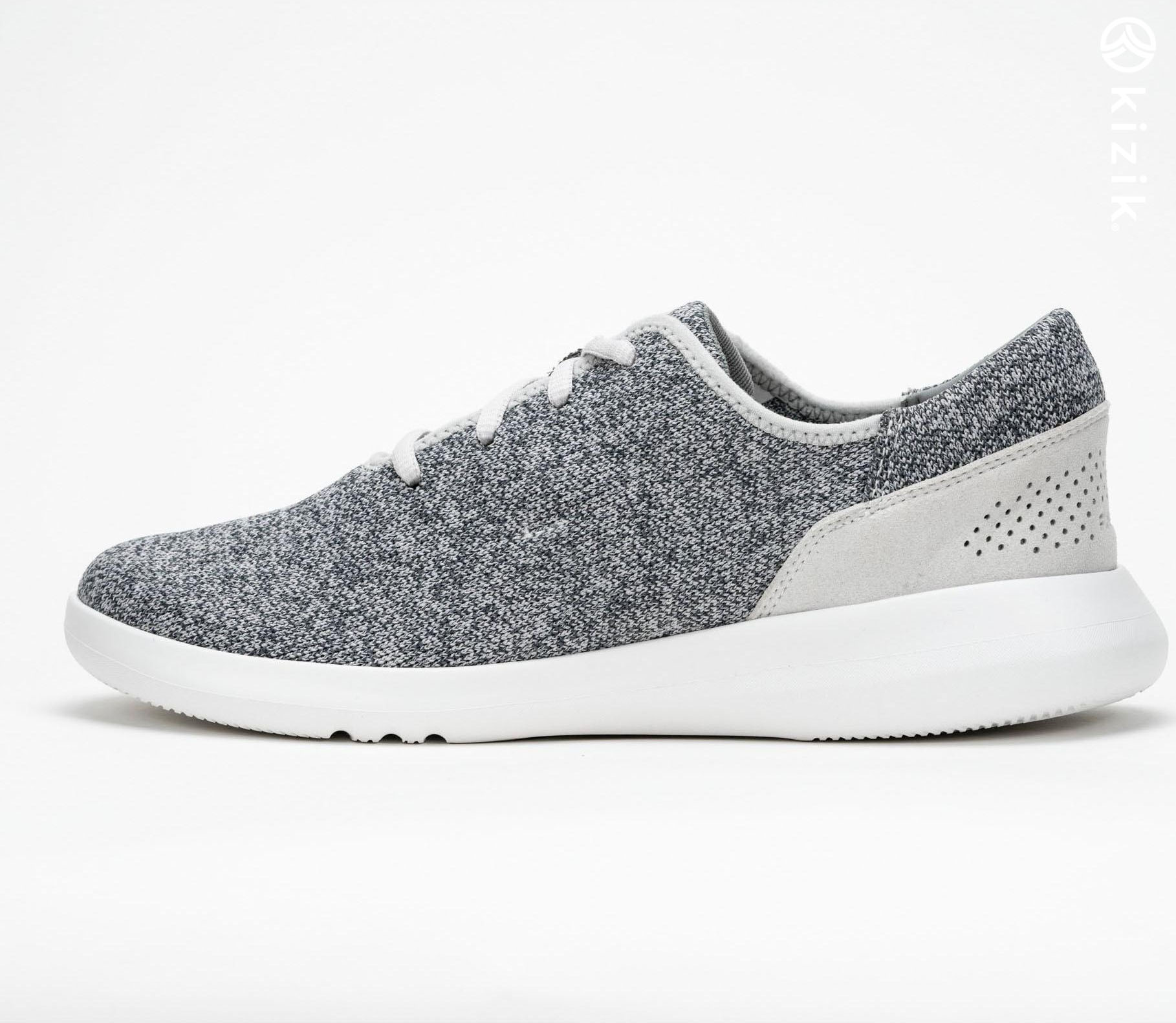Kizik Madrid Eco Knit Skor Dam Grå | SE-G77
